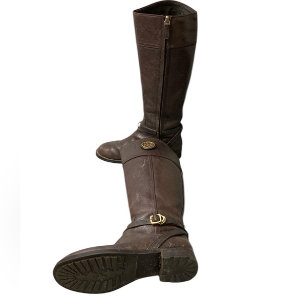 Tory Burch Brown Tall Riding Boot - Picture 5 of 7